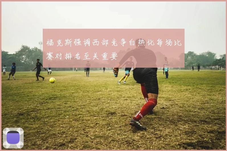 福克斯强调西部竞争白热化每场比赛对排名至关重要